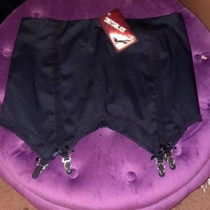 Switchblade Stiletto Black Garter Skirt